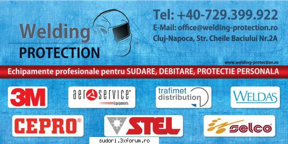 welding protection srl este autorizat va oferma pentru si protectie personala la cele mai bune