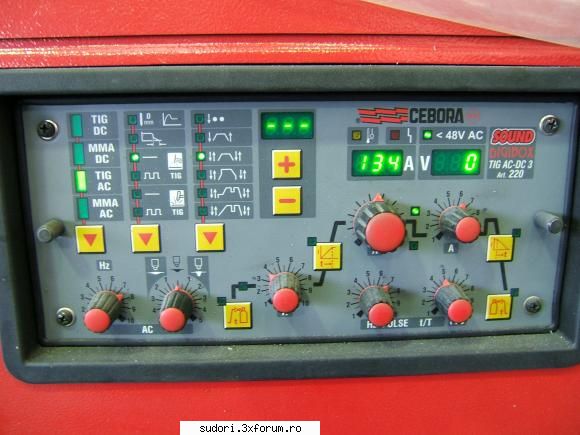 setarea aparatului la sudarea aluminiului in argon - SSYRC - DISCUTII DESPRE PROCEDEUL DE SUDARE WIG/TIG, ARGON