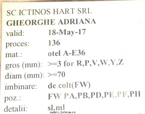 sudor mig/mag co2   peste 7 experienta (sectii,         0743 492514 sudor caut de munca
